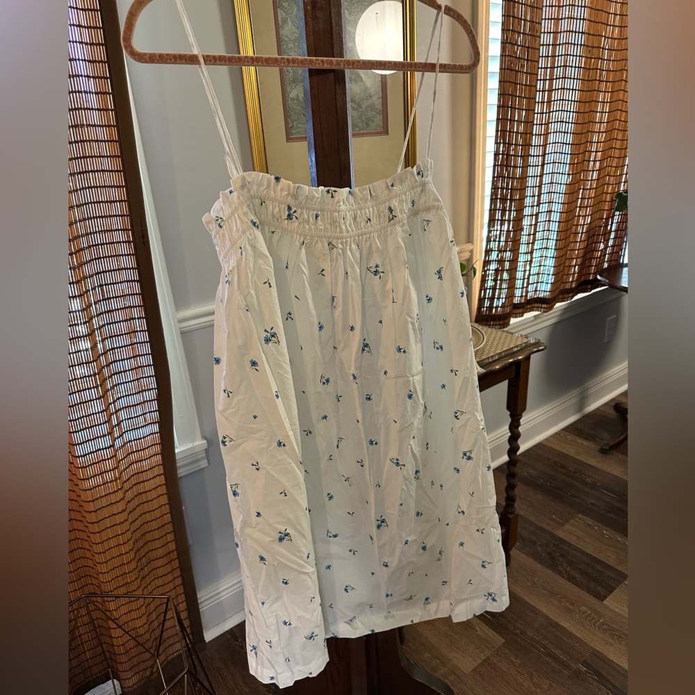 H&M White and Blue Chemise Intimates - Picture 7 of 14